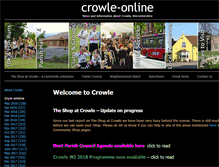 Tablet Screenshot of crowle-online.co.uk